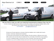 Tablet Screenshot of majorelectrical.com
